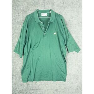 Vintage Augusta National Golf Shop‎ Embroidered Masters Polo Shirt Mens XL Green